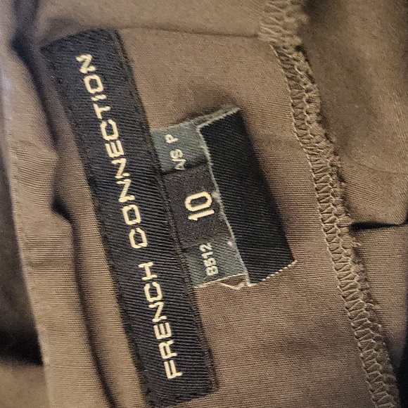 *3/$30* French Connection High Waist Mini Skirt Grey -10 - Picture 2 of 2